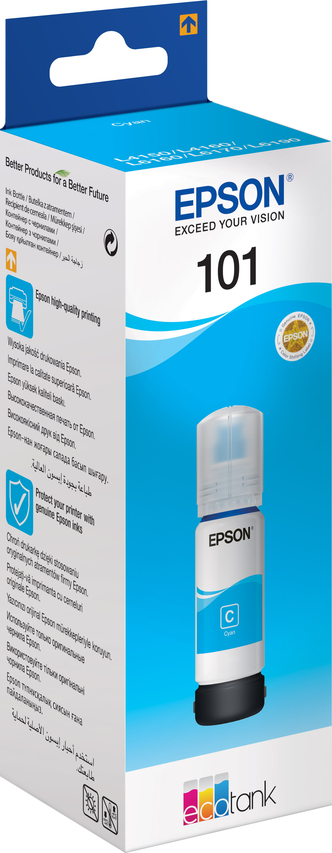 картинка C13T03V24A L4150 Контейнер Epson cyan от магазина ПП "Еней"